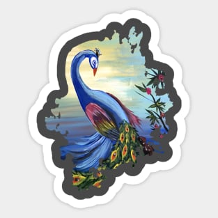 Peacock Life Sticker